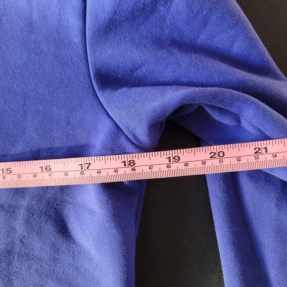 Reebok Womens Medium Sweatshirt Hoodie Full Zip Blue Graphic Play Dry NEW NWT 90 - Picture 5 of 7